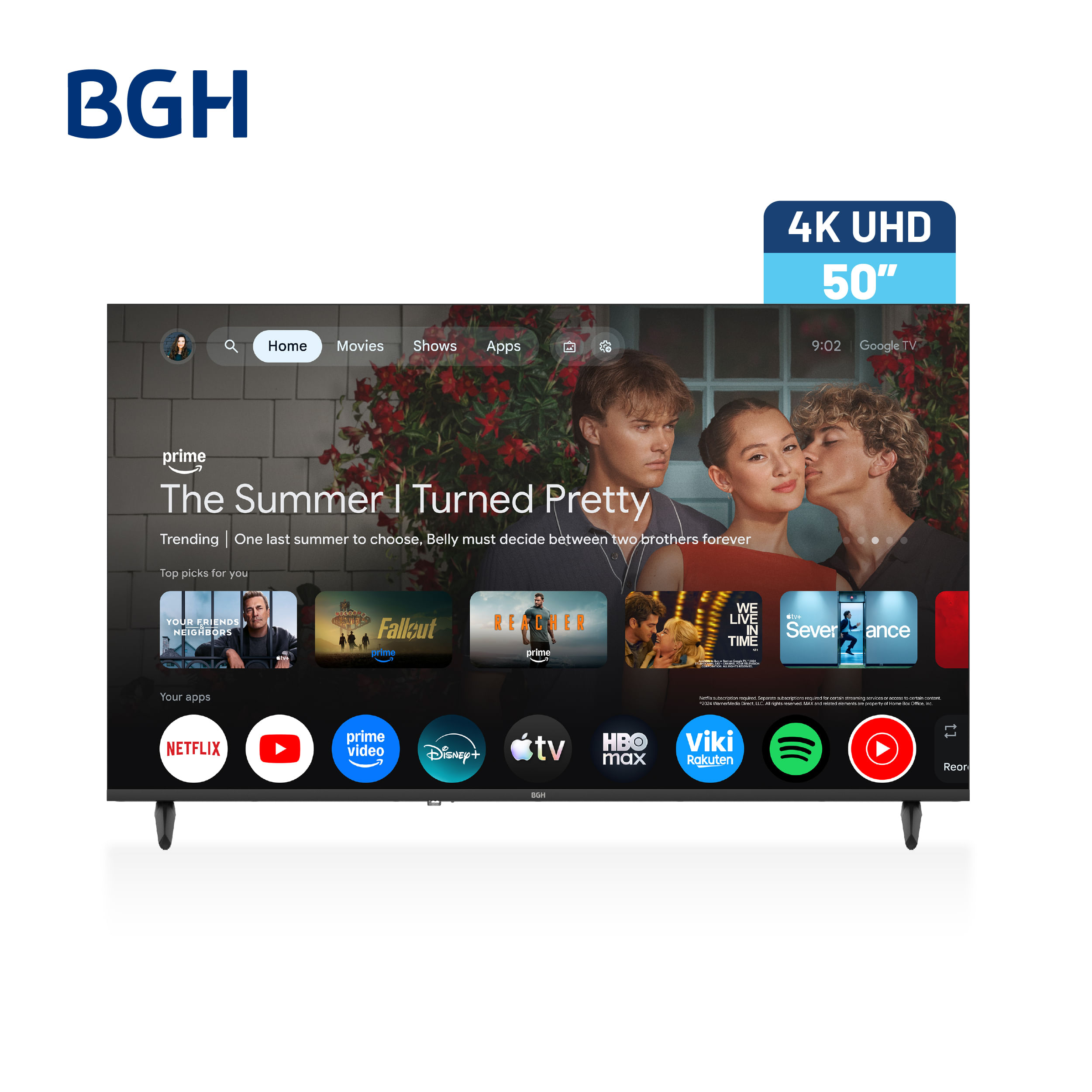 Google TV BGH 50" 4K UHD LED TV