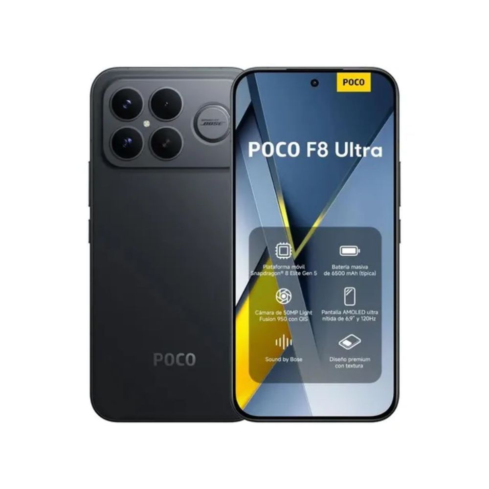 Xiaomi Poco F8 Ultra Rom Negro 12GB